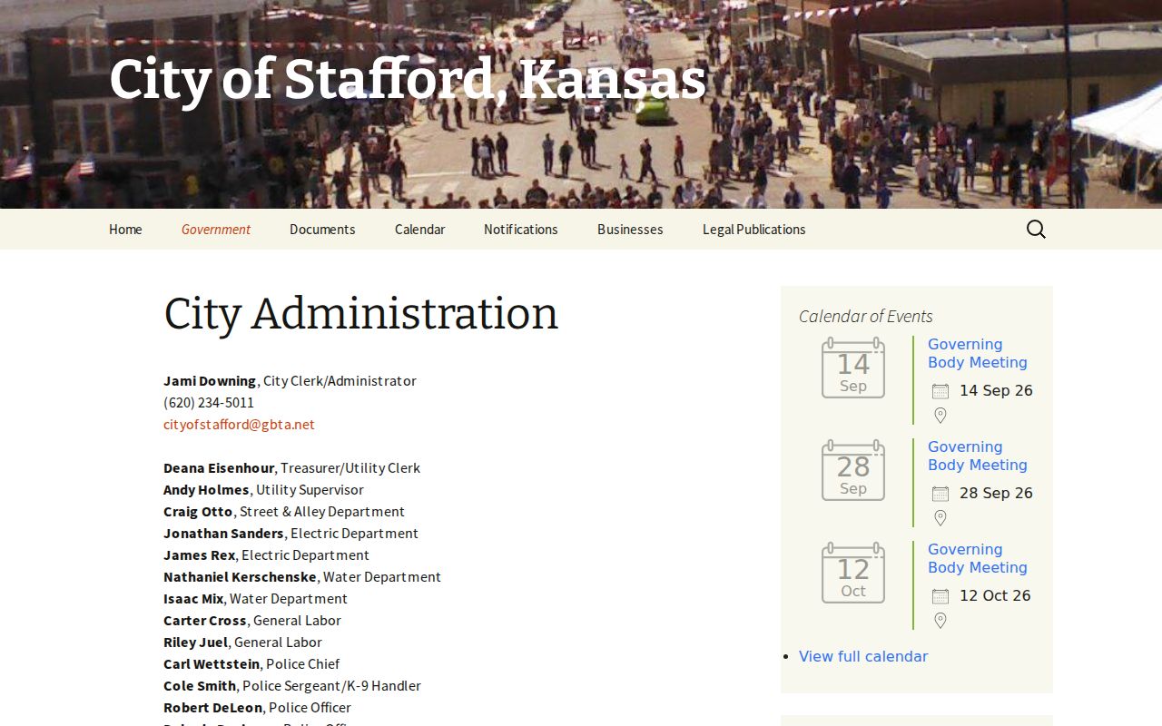 Stafford court records city administration source